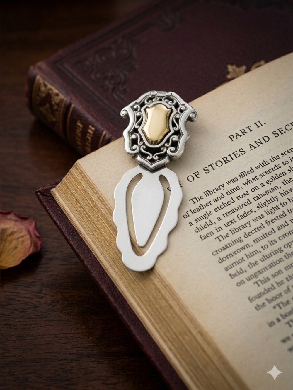 Brighton Scroll Silver /Gold Tone Bookmark Clip Page 2341